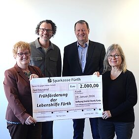 Spende an die Frühförderung Stiftung Sozial.Stark.Fürth unterstützt Frühförderung