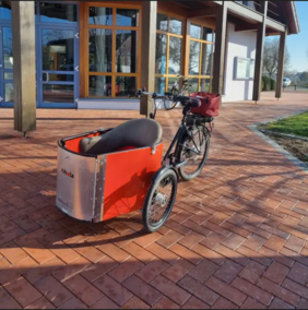 Bürgerstiftung Obermichelbach Lastenrad von der Bürgerstiftung Obermichelbach gespendet